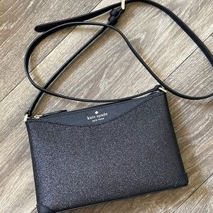 Kate Spade Crossbody Purse - Black/Glitter Handbag